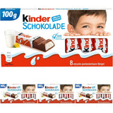 Kinder Chocolate - Barrette di cioccolato al latte ripiene - 1 confezione contenente 24 barrette singole (24 x 12,5 g).