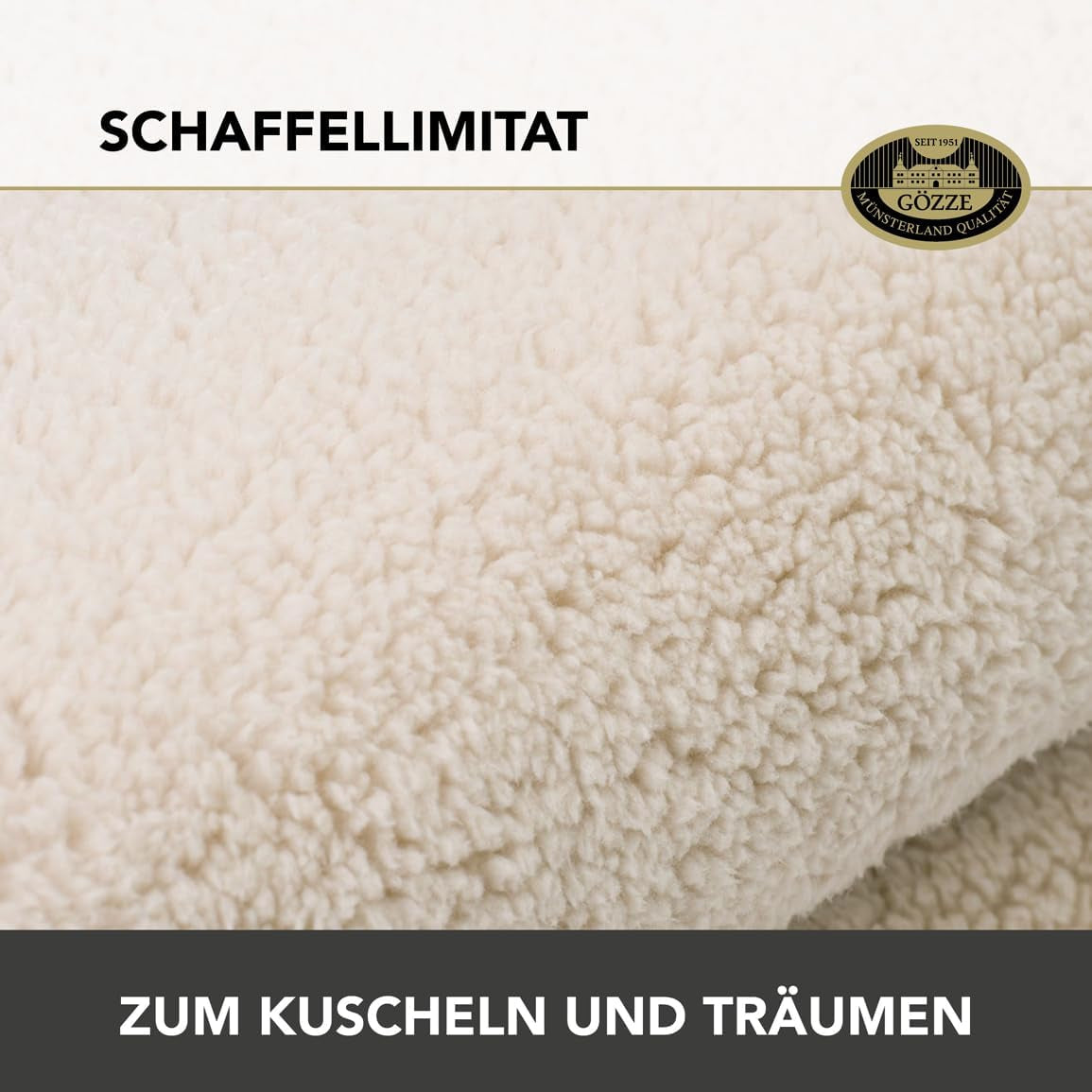 Gözze - Morbida coperta Cloud, imitazione pelle di pecora, 100% poliestere (microfibra), 150 X 200 Cm - Cammello Piumini e trapunte Naty Shop