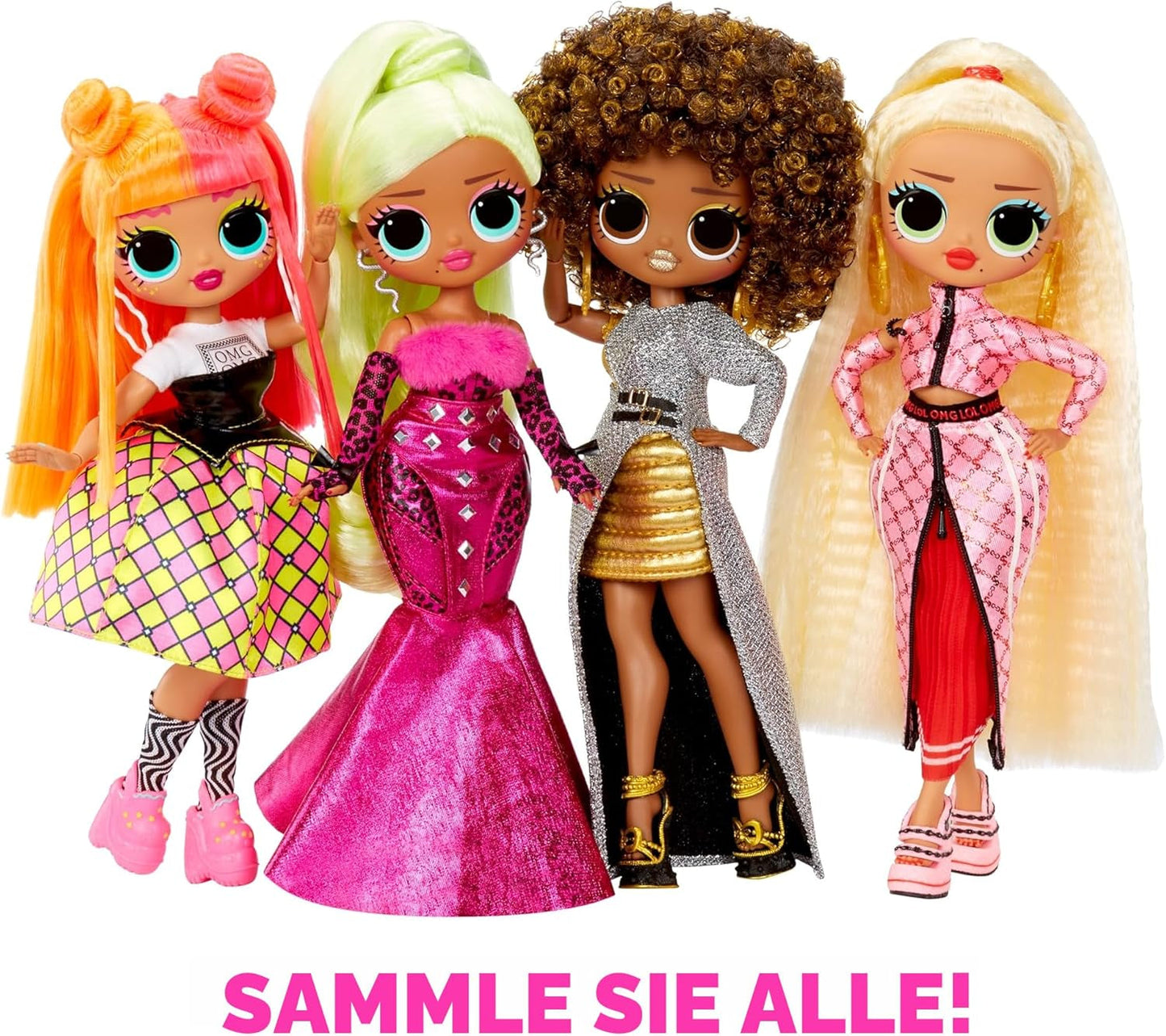 LOL Sorpresa! Bambola alla moda OMG - Articolo regalo - Con tante sorprese, tra cui moda mutevole e accessori favolosi - Ottima per bambini dai 4 anni in su, Rosa