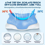 Cloudétoile Cuscino per Collo Cuscino in Memory Foam - Cuscino Ortopedico ergonomico 2 in 1 Cuscino in Visco Foam Cuscino per Sostegno per Collo per Dormiente Laterale Cuscino in Memory Foam Regolabile in Altezza Bianco 64X38X12 cm Cuscini Ortopedici Cervicali Naty Shop