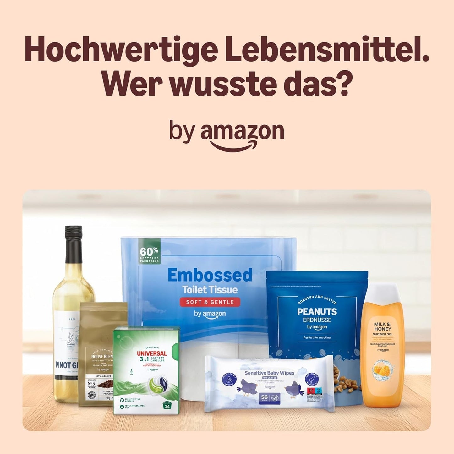 by Amazon Cafe au Lait Dolce Gusto compatibile Kaffeekapseln, 48 Kapseln (3 Packungen mit je 16 Stück)