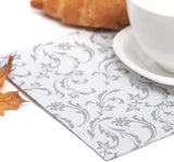 Papstar, 50 tovaglioli "ROYAL Collection" 1/4 pieghe 40 Cm X 40 Cm grigio "Damascato", #85005