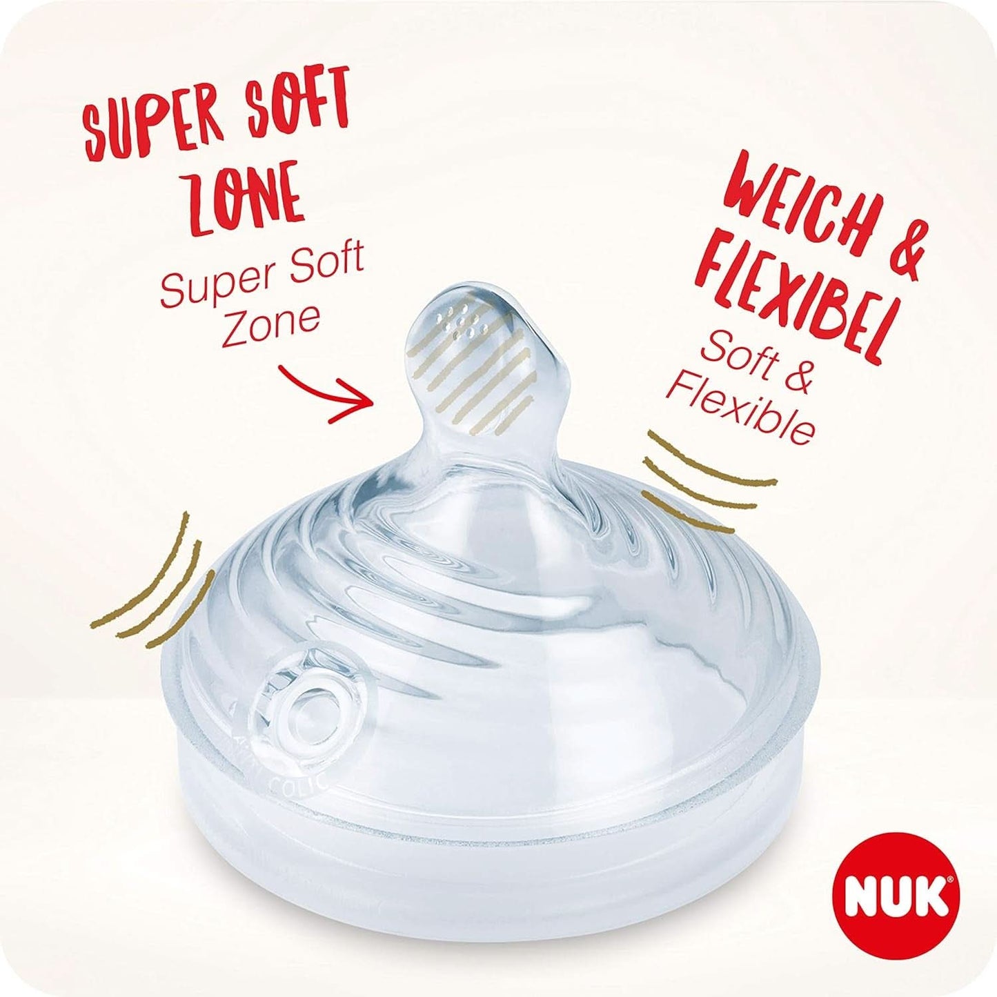 Tiralatte manuale NUK Nature Sense | Set da allattamento con tiralatte manuale, biberon e coppette assorbilatte Ultra Dry Comfort | 6 pezzi Accessori per Alimenti e Allattamento Naty Shop