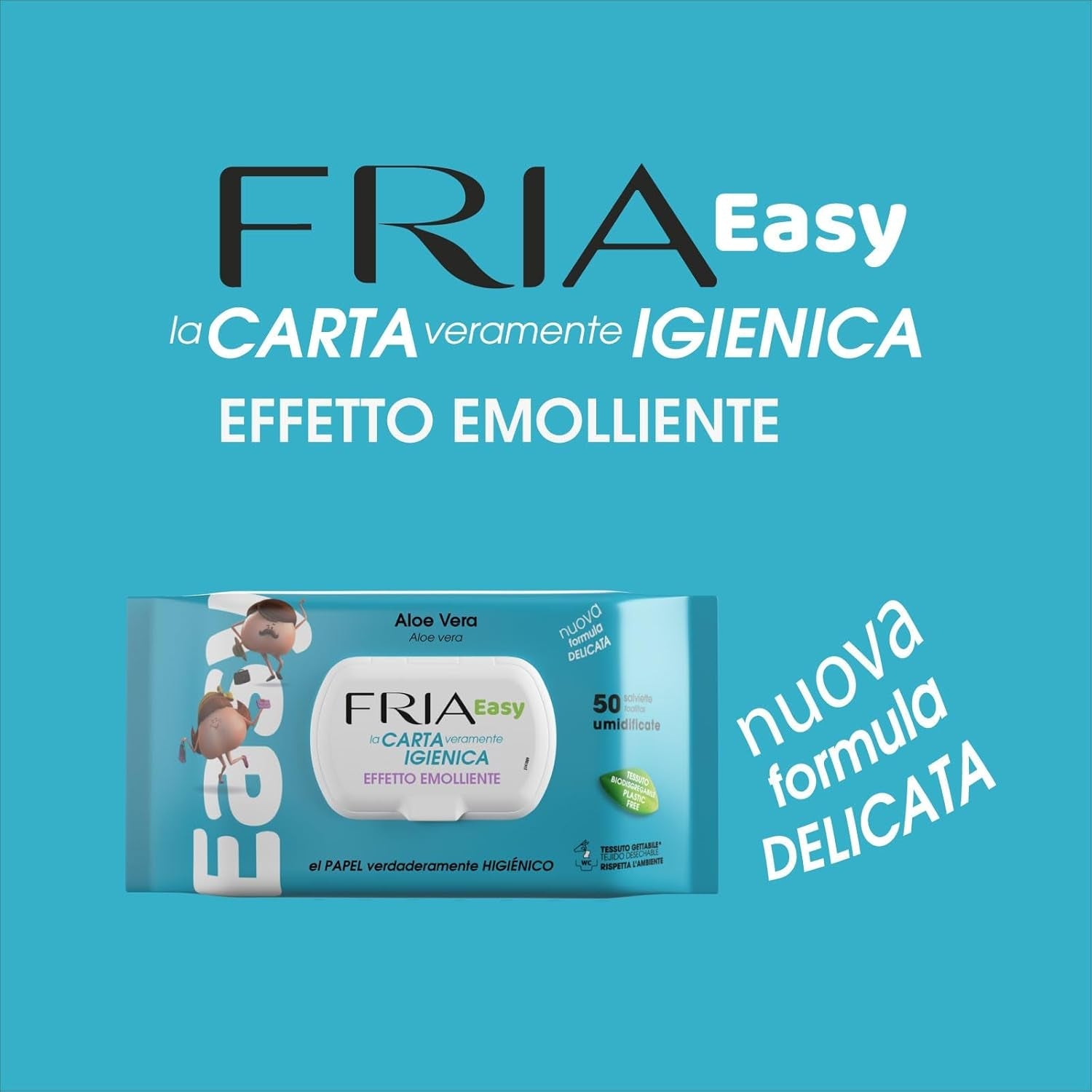 Easy Papel Higiénico Húmedo 2 Fragranze 50