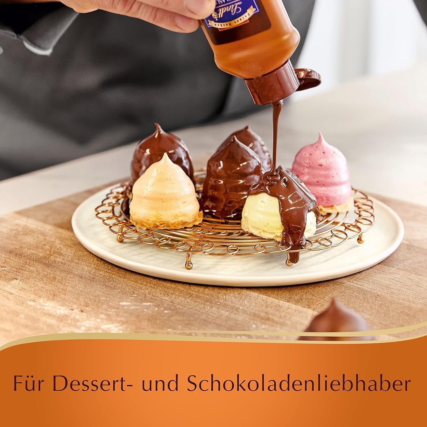 Lindt Schokolade - GLASUR Vollmilch | 10 X 200 G | Vollmilch Glasur Für Einen Feinen Überzug Bei Kuchen, Torten, Gebäck Oder Eis | VETRO | Backen | Schokoladengeschenk Smalti e Decor Naty Shop