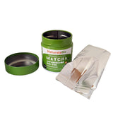 Polvere di Tè Matcha Grado Cerimoniale Naturalebio Tè verde originale dal Giappone. Polvere di tè verde matcha di grado cerimoniale prodotta a Uji, Kyoto. Ideale per bere, cucinare e bere latte. Scatola da 30 gr.