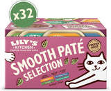 Lily's Kitchen Cibo naturale umido per gatti per gatti adulti, vassoi, ricette senza cereali, assortimento (32 vassoi x 85 g)