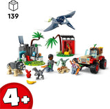 LEGO Jurassic World Rescue Center per cuccioli di dinosauro, set con piccoli personaggi di dinosauri tra cui triceratopo, anchilosauro e velociraptor, regalo da costruire per ragazzi e ragazze a partire da 4 anni 76963 Set da costruzione Besuche den LEGO-Store