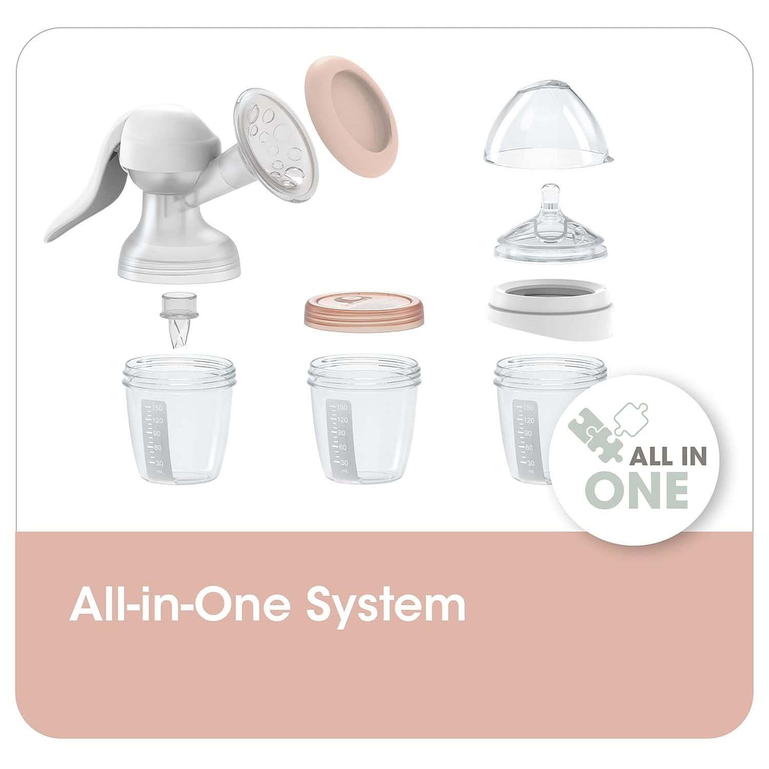 Contenitori latte materno NIP First Moments 150 ml, 4 pezzi: impilabili e a tenuta stagna Accessori Alimentazione e Allattamento Bebe Naty Shop