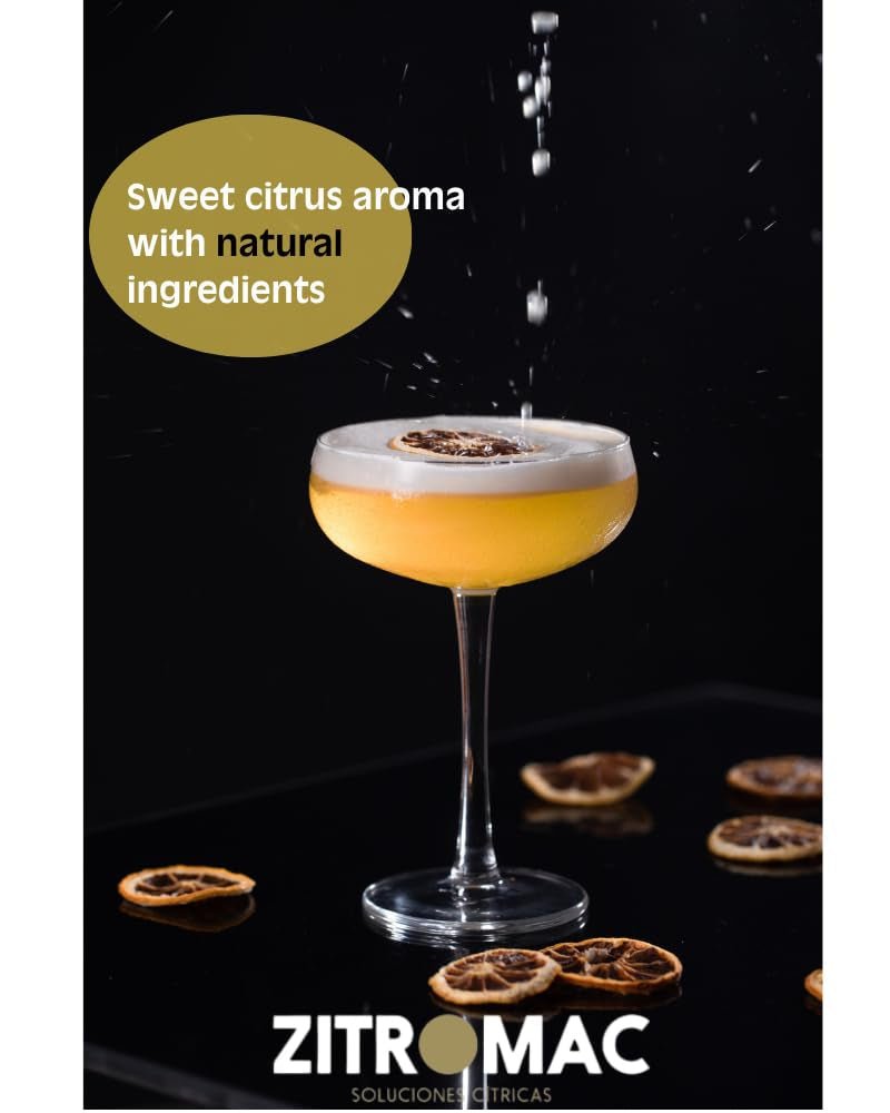Fette di limone essiccate da 45 g, fette di frutta secca per cocktail, limone essiccato per decorazioni natalizie, vin brulè, tè, dolci | Limoni secchi naturali al 100% Prodotti disidratati Naty Shop