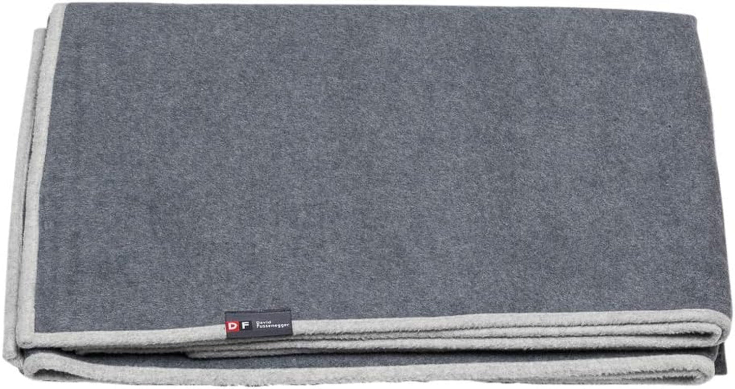 David Fussenegger Coperta in cotone 150X200 cm Coperta con motivo a sfumature di colore Soffici letti e coperte David Fussenegger Grigio scuro/Grigio 135X200 cm