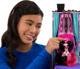 Casa delle bambole Monster High Buh-tique Hotel, set da gioco pieghevole con sorprese spaventose in ogni stanza e oltre 13 set da gioco, inclusi mobili e accessori, JBF16