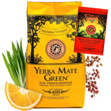 Yerba SARSAPARILLA 400G ● Tè Mate dolce e rinfrescante ● Foglie di salsapariglia ● Tè Mate dalle foglie di Mate ● Tè Yebra Mate con GUARANA 50G ● Tè Yerba Mate sfuso 450G ● Vegano