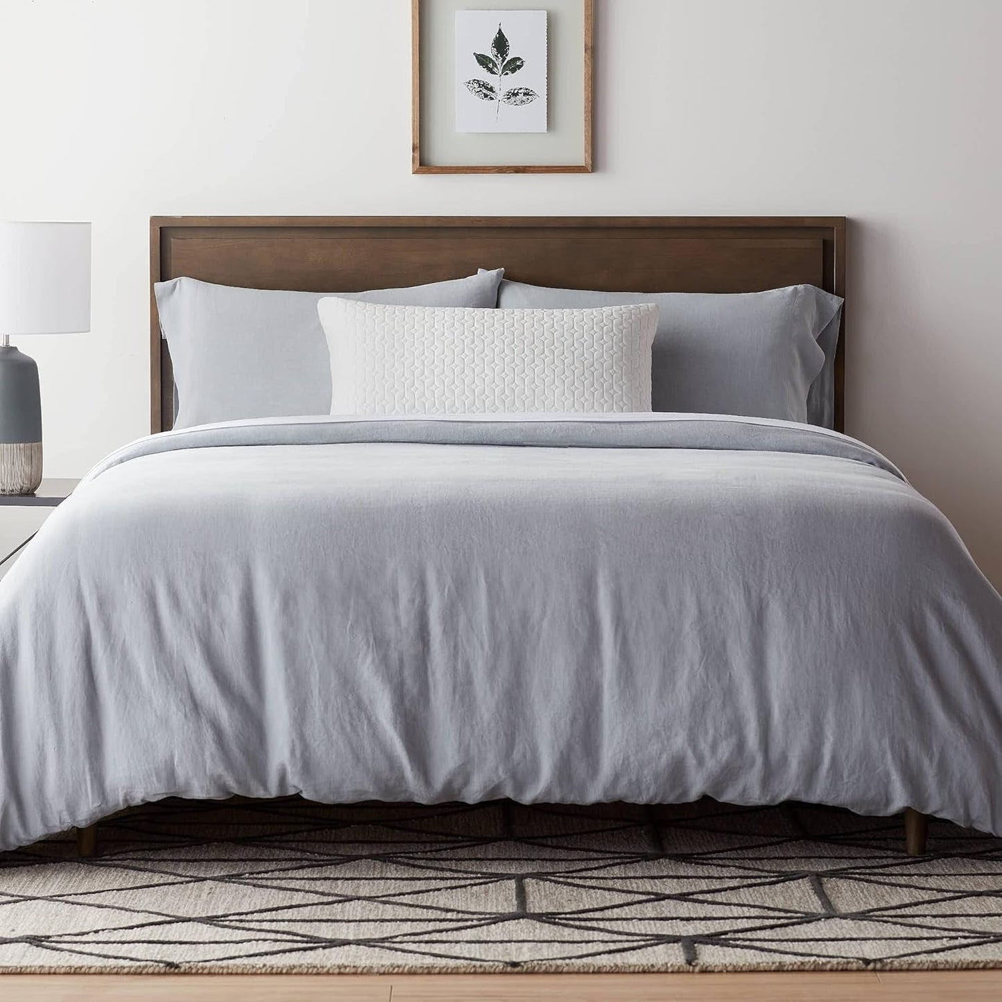 Cuscino LUCID 40 X 80 cm con imbottitura ibrida in memory foam triturato e microfibra - imbottitura rimovibile e regolabile - fodera lavabile - per chi dorme sul fianco, sulla schiena e sulla pancia Cuscini standard Naty Shop