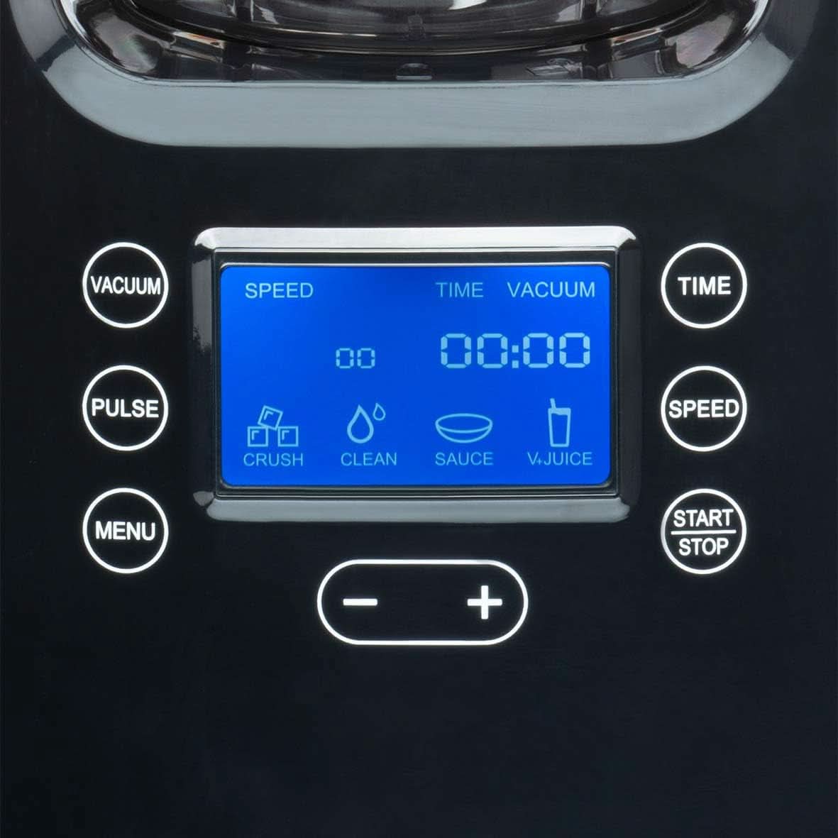 Robot da cucina Cloer 6980 Vakuum / 800 Watt / 21.000 U/Min. / Incl. Vorratsbehälter/Vakuumventil/Automatikprogramme/Eis-Crush-Funktion/Reinigungsfunktion/Schwarz, 1500 Milliliters Kitchen Naty Shop