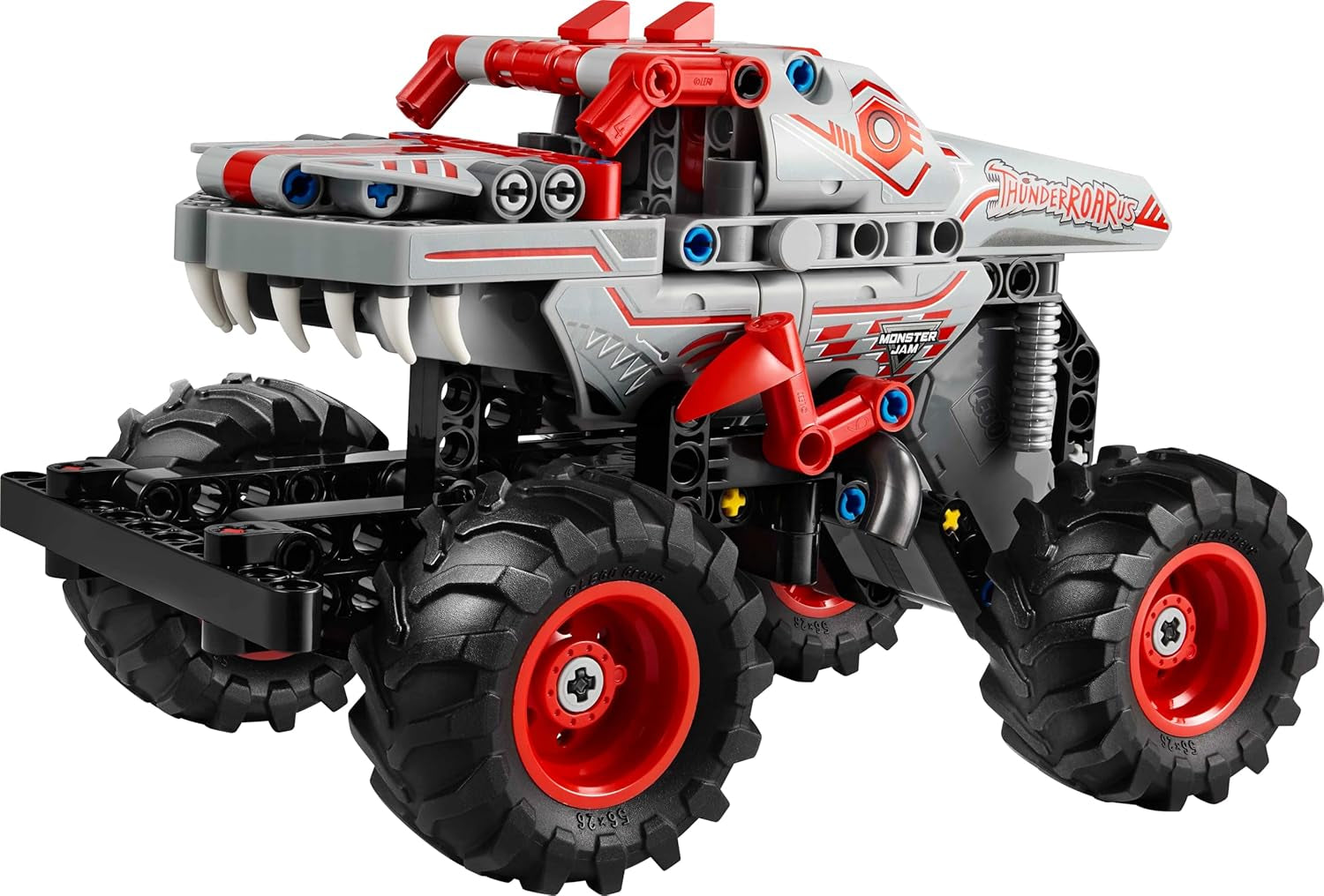 LEGO Technic Monster Jam Thunderroarus Giocattolo retrattile Monster Truck Giocattolo da costruzione per bambini Regalo per ragazzi e ragazze dai 7 anni in su 42200 Set da costruzione Besuche den LEGO-Store