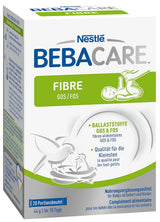BEBACARE FIBER integratore alimentare senza glutine per una digestione delicata, integratore alimentare per neonati dalla nascita e bambini piccoli, 1x (20 x 2,2 g)