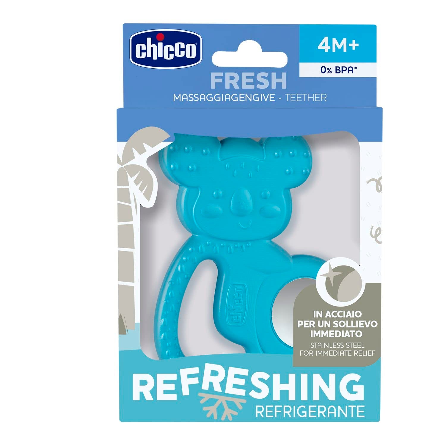 Giocattolo da dentizione Chicco Fresh Power 3D Koala, 4M+