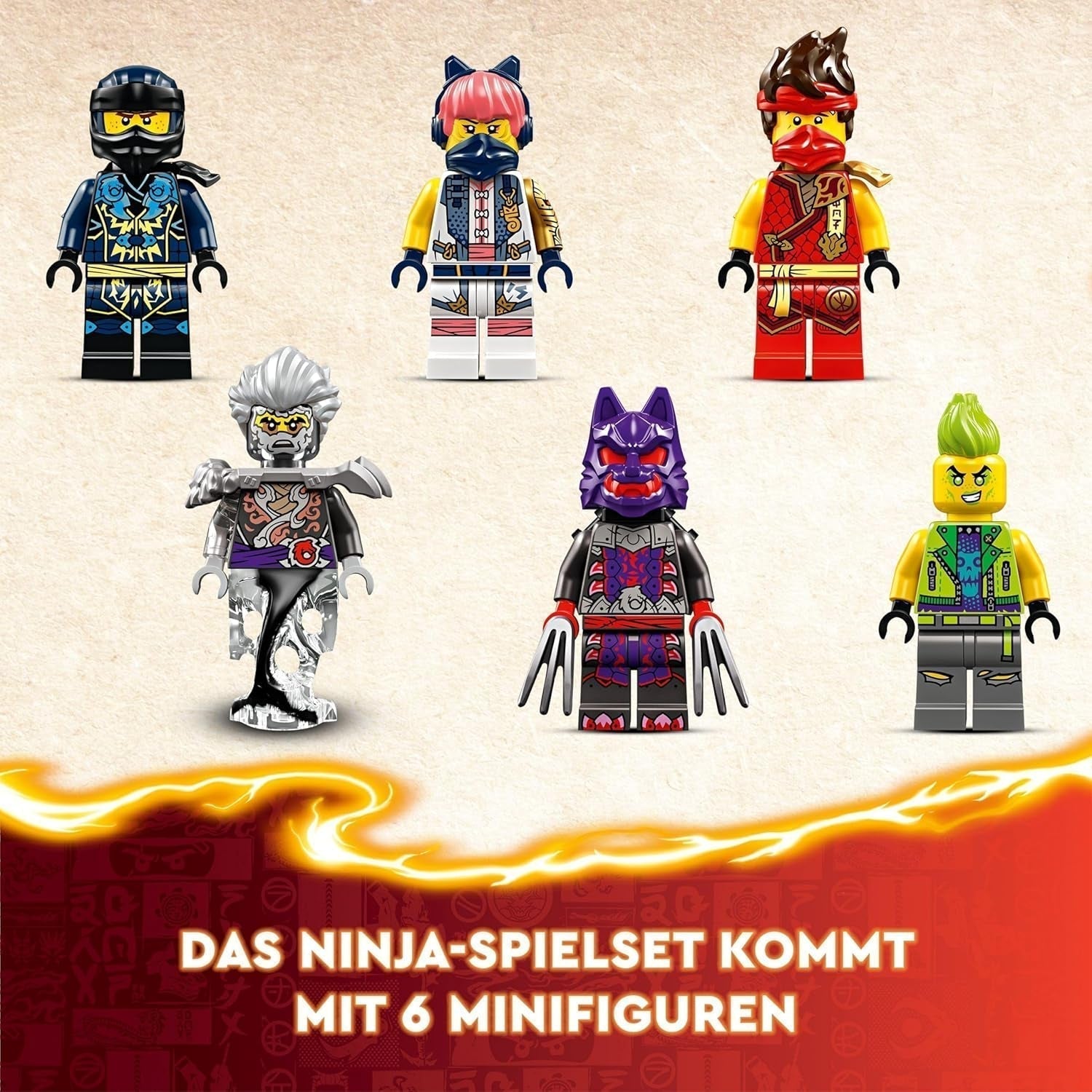 LEGO NINJAGO Arena del torneo Giocattolo avventuroso per bambini Ninja Playset con 6 minifigure Collezione Set da costruzione Regalo di compleanno per ragazzi e ragazze di 7 anni 71818 Set da costruzione Besuche den LEGO-Store