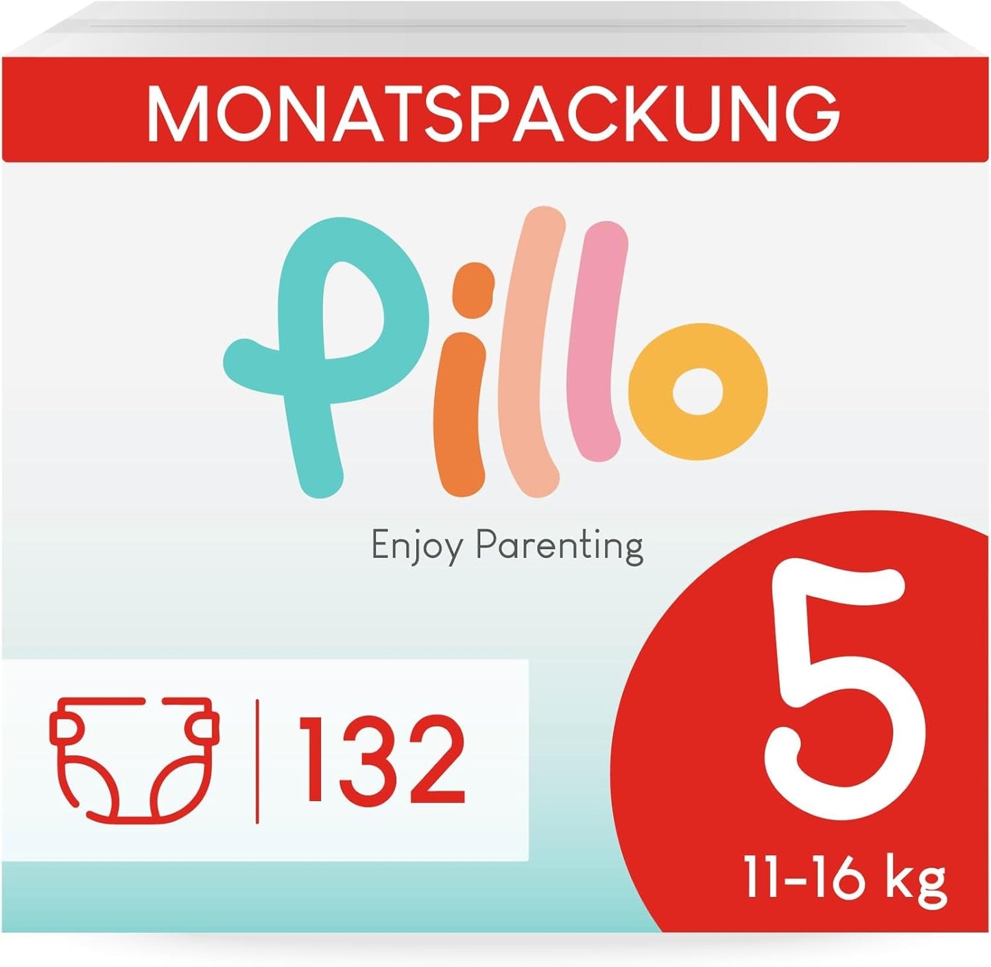 Pannolini Pillo 3 - Scatola da 168 pannolini, 6 pacchi da 28 pannolini cadauna, taglia 3 - Midi (6-10 kg) - Pannolini per neonati