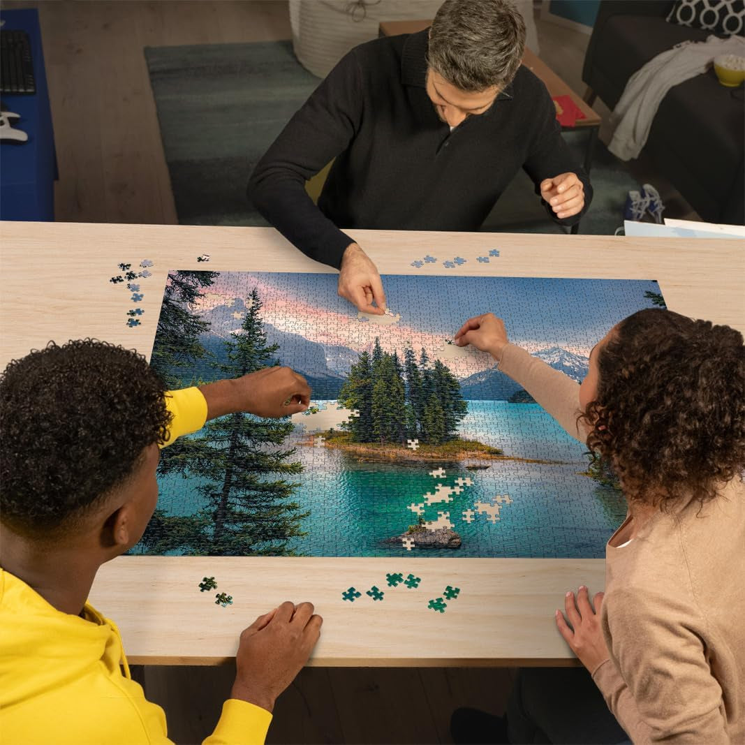 Ravensburger Puzzle 16714 - Spirit Island Canada - Puzzle da 2000 pezzi per adulti e bambini dai 14 anni, puzzle paesaggistico con motivo Canada Puzzle Naty Shop