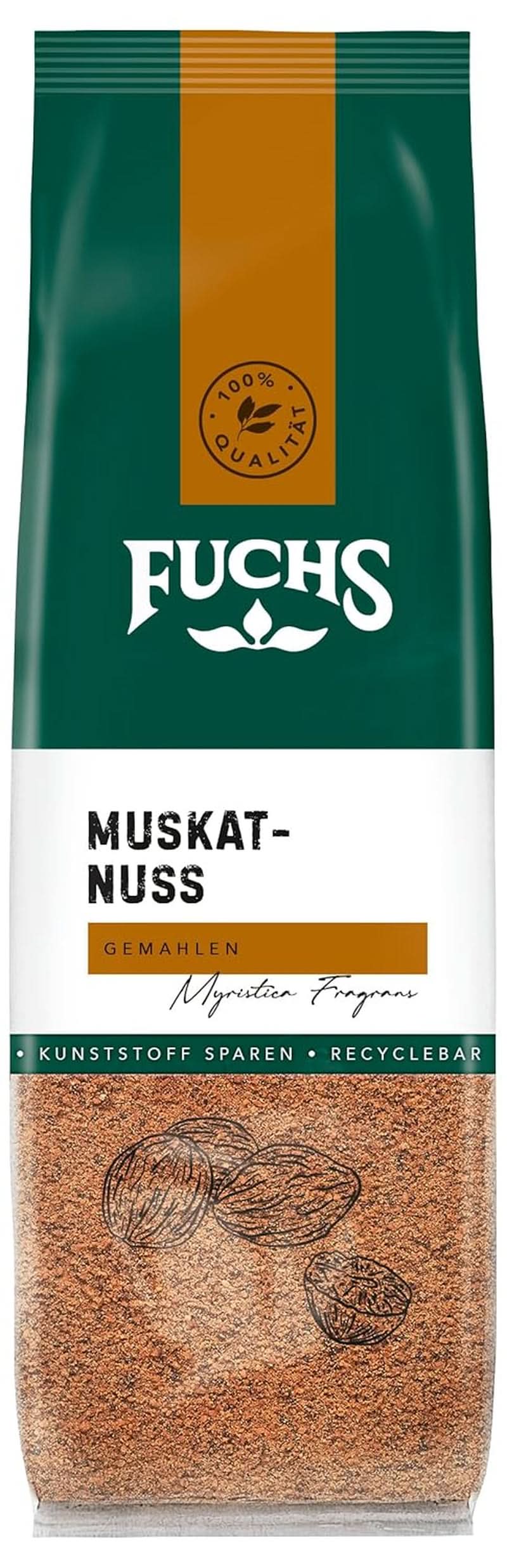 Fuchs - Noce moscata macinata, 50 grammi Condimente Naty Shop