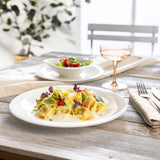 vivo - Villeroy & Boch Group – Servizio Piatti Essential Bianco 18 tlg. Weiß, Spülmaschinenfest, Mikrowellensicher, Geschirr Set für 6 Personen, Müslischalen, Speiseteller, Dessertteller, Premium Porzellan