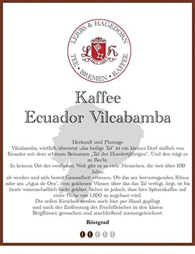 Caffè Vilcabamba Ecuador 1kg