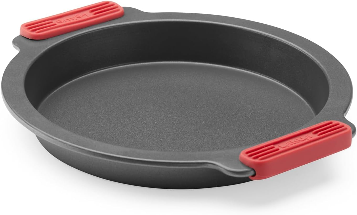 Lékué Muffin-Backform, Antihaftbeschichte, Metall, 6 Mulden Stampi e teglie Naty Shop Runde 28 Cm