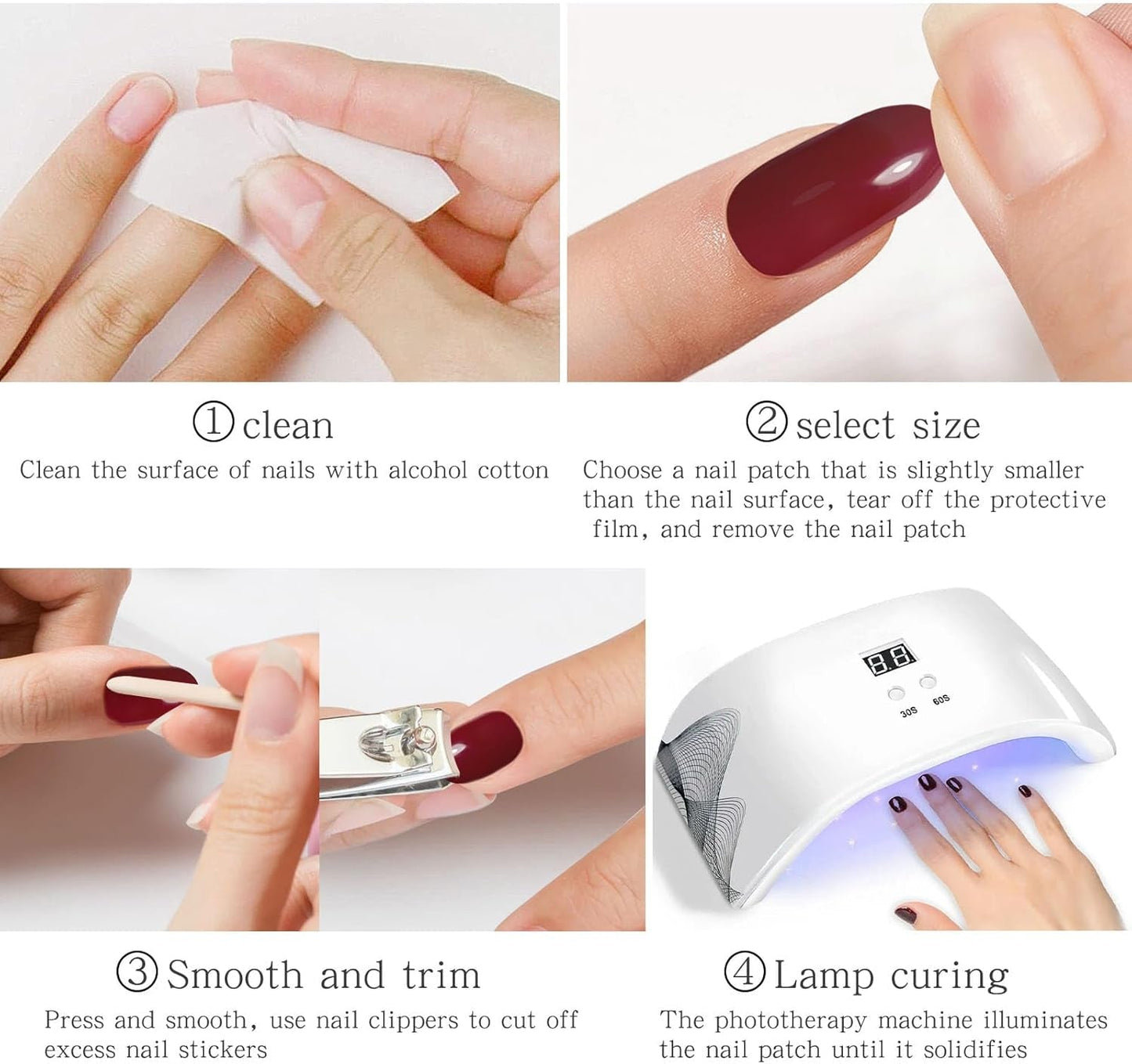 JMEOWIO Lamina per unghie Glitter Gel Lamina per unghie Adesivo per unghie autoadesivo Indurimento UV Decorazione per unghie Accessori di design