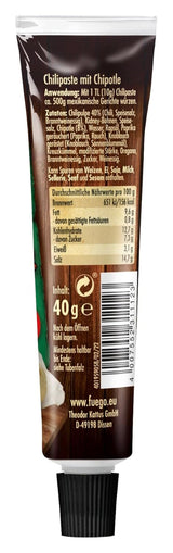 - Pasta di peperoncino Chipotle, Piatti messicani piccanti, Per 4 applicazioni, Vegano, 1 x 40 g
