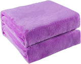 Mappa delle fonti di approvvigionamento Accogliente coperta coperta copriletto Morbida e calda coperta in pile come coperta per divano Coperta per divano Soggiorno e morbida coperta Morbida coperta in peluche di lana Arancione 150X200Cm Letti e coperte Besuche den uxcell-Store Viola chiaro 70 "X78"