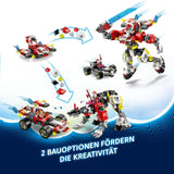 LEGO Dreamzzz Cooper's Tiger Mech e Zero's Hot Rod Car, Macchinina giocattolo per bambini, Regalo per ragazzi e ragazze di 9 anni, Playset 2 in 1 con Mech e minifigure 71497 Set da costruzione Besuche den LEGO-Store