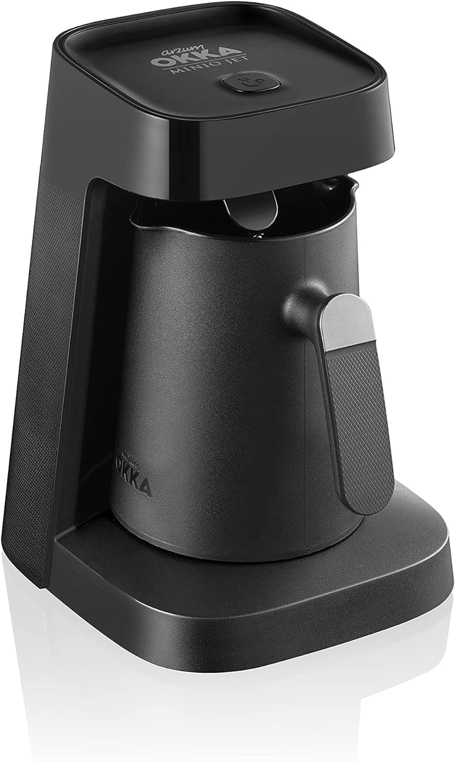 Caffettiera turca Arzum Okka MINIO JET, 400 W, capacità 5 tazze, protezione da troppopieno, sistema di allarme acustico, caffettiera turca, cromata