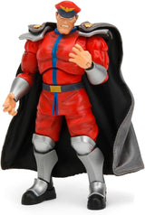 Jada Toys Street Fighter Figure Guile (15 cm) - Street Fighter 2: The Final Challengers Action Figure Mobili da Collezione con Testa Alternata, Mani e Accessori, Action Figures da 13 Anni in su Naty Shop M. Bison