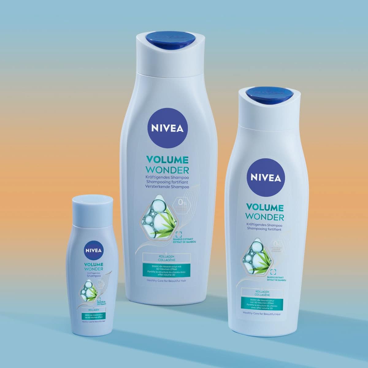 NIVEA Volume Wonder Shampoo rinforzante, shampoo volumizzante, 50 ml Doccia e bagno Naty Shop
