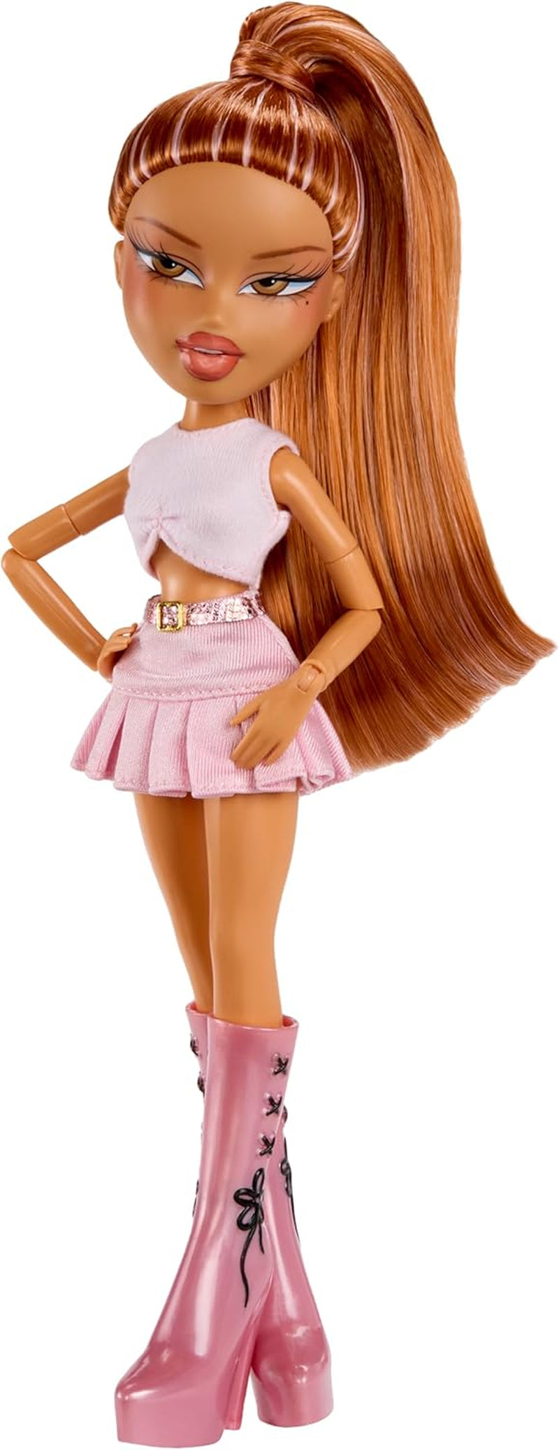 BRATZ Pop Starz Yasmin – Bambola alla moda con ciondolo da collezione, vestito e accessori musicali