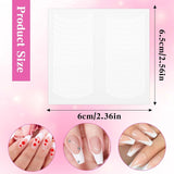 1620 pezzi French Schablonen Nägel,French Nail Schablone,Maniküre Schablonen,Selbstklebende Nail Art Sticker Frenchs Für DIY Nageldesign Maniküre Dekoration Nageldesign Zubehör