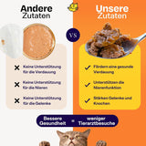 The Better Cat - Cibo umido senza cereali con alto contenuto di carne - Cibo per gatti premium senza cereali e senza zucchero (200 g, Pollo)