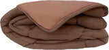 Copripiumino Calgary Poliestere Cioccolato/Mocca, Poliestere, Cioccolato/Moca, 240X220X1 Cm Piumini e Trapunte Naty Shop 240X220X1 Cm