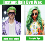 Cera temporanea per capelli verde, spray temporaneo per capelli Crazy Green, fango semipermanente lavabile, tinta per capelli monouso, pasta per capelli per styling istantaneo, tinta naturale per feste, attività e tinture per capelli Naty Shop per Halloween