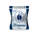 Caffè Borbone Kaffee Kapseln Respresso, Blaue Mischung, 100 stück & Kaffee Kapseln Respresso, Entkofeinierte Dek Mischung - 100 stück - Compatibile con Häuslichen Kaffeemaschinen Nespresso®*