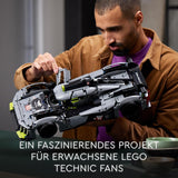 LEGO 42156 Technic Peugeot 9X8 24H Le Mans Hybrid Hypercar Leggendaria auto da corsa Kit modello per adulti Auto da corsa in scala 1:10 da collezione per giocatori avanzati Kit di costruzione Acquista il negozio LEGO