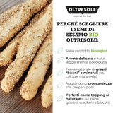 Semi di sesamo biologici 3 kg, semi oleosi biologici crudi, sesamo bianco, decorticato naturalmente, non tostato, fonte di calcio e ferro, confezione economica