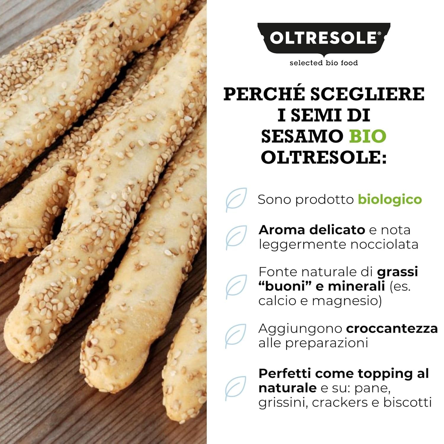 Semi di sesamo biologici 3 kg, semi oleosi biologici crudi, sesamo bianco, decorticato naturalmente, non tostato, fonte di calcio e ferro, confezione economica