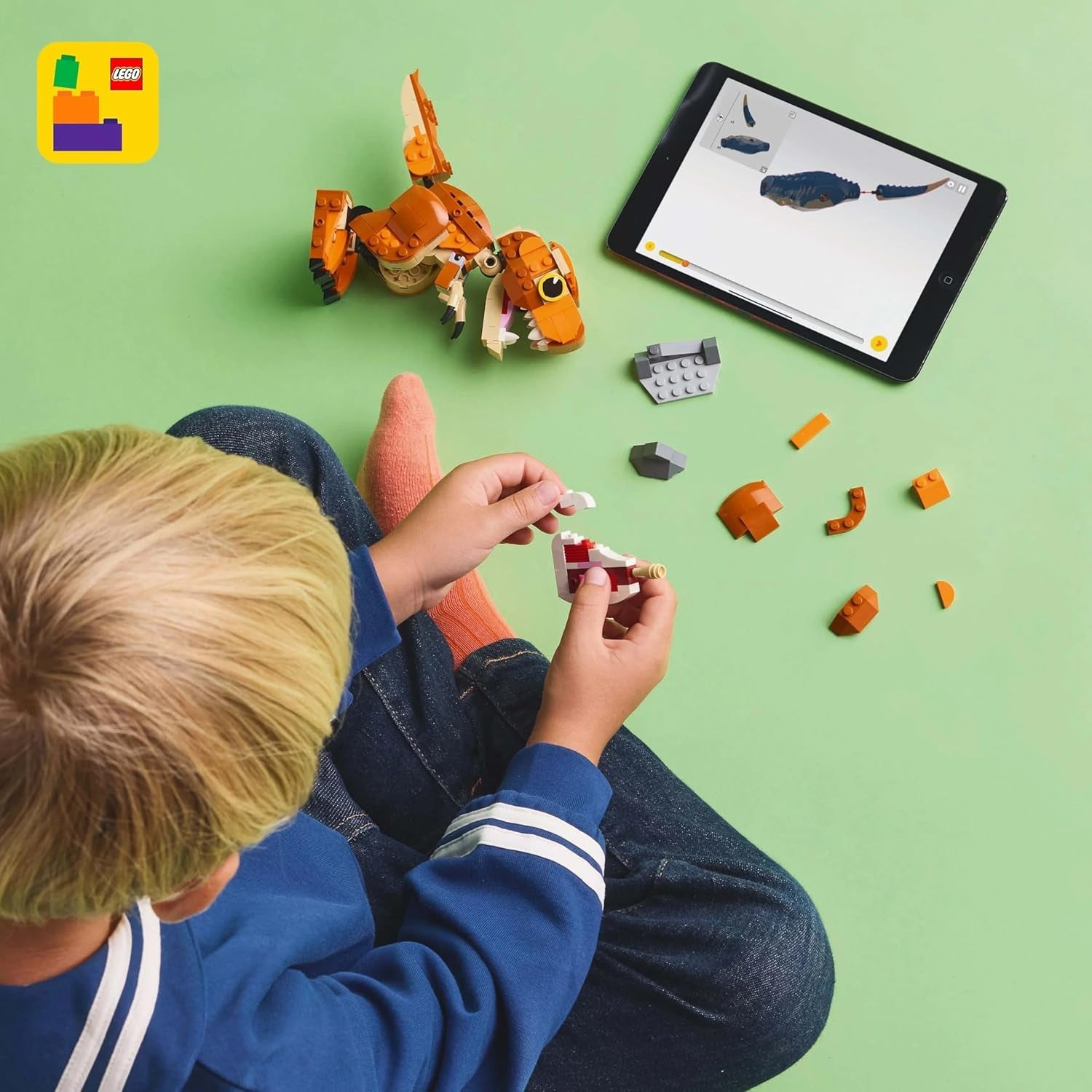LEGO Jurassic World Little Eatie: T.Rex Giocattolo da costruzione per ragazzi e ragazze Set da costruzione dinosauro di 7 anni Modello regalo per bambini con bocca, testa e coda mobili 76967 Set da costruzione Besuche den LEGO-Store
