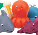 Battat 12 Pezzi Giocattolo da Bagnetto Giocattolo da Bagnetto Animali Acquatici - Compagni di Bagnetto per Bambini 10 Mesi - Giocattolo da Bagnetto Anatra e Altro Bebe Toys Naty Shop