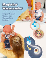 BABY Born Emma in stile giungla - Bambola alta 43 cm - 10 funzioni Inclusi accessori e vestitino in colori unisex - Funziona senza batterie - Adatta a bambini dai 3 anni in su Naty Shop Dolls