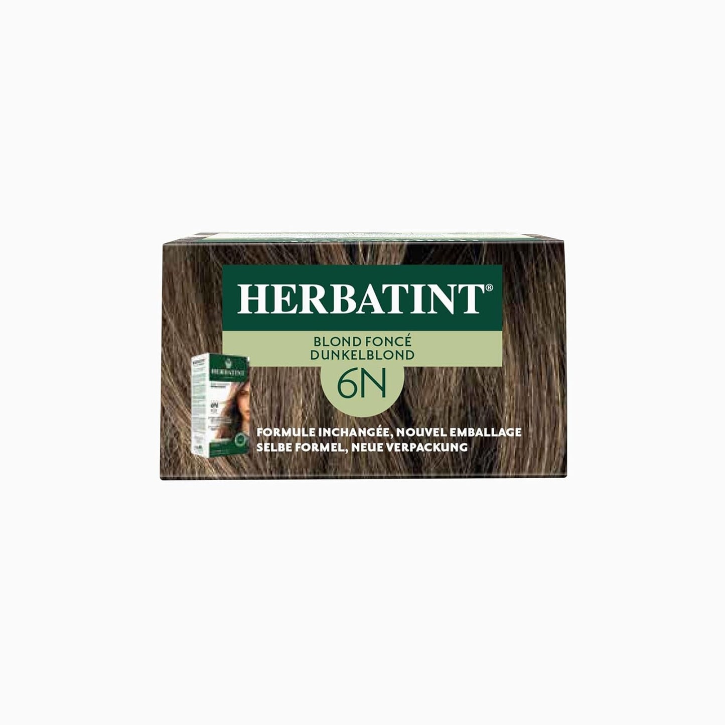 Gel tintura permanente per capelli 6N Biondo scuro - 170 ml I Senza ammoniaca, copertura al 100% dei capelli bianchi I Testato su pelle sensibile, con 8 estratti vegetali Tinture per capelli Naty Shop
