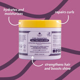 Maschera per Capelli Ricci di Nature Spell 400ml - Arricchita con Acqua di Riso e Semi di Lino, per Tutti i Tipi di Ricci, Senza Solfati Naty Shop Hair Mask